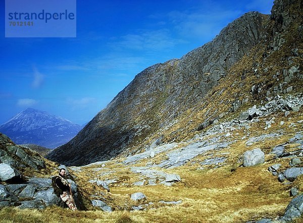 Co Donegal  Drumaliffern & Mt Errigal In  Backround