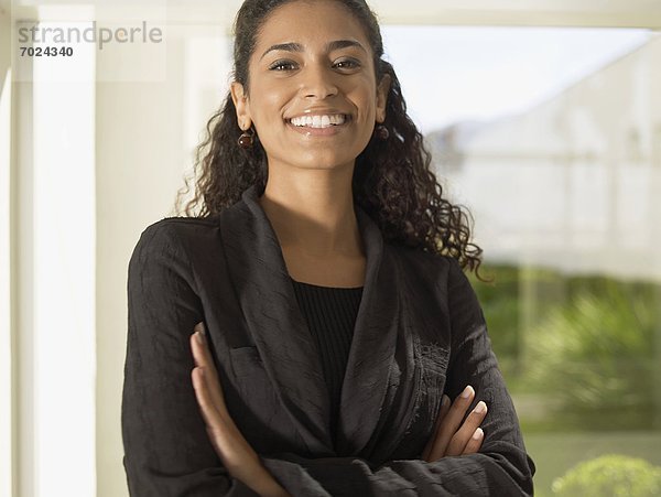 Portrait  Geschäftsfrau  lächeln