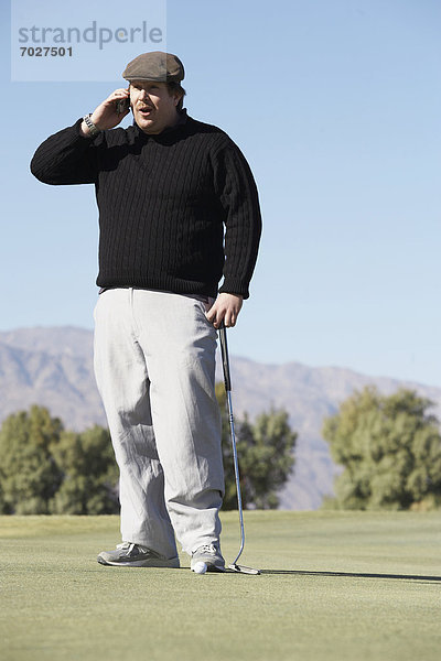 Mann  sprechen  Golfsport  Golf  Verein