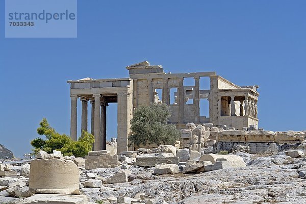 Erechtheion auf der Akropolis  Athen  Griechenland