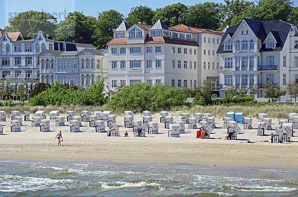 Strand von Bansin  Usedom  Deutschland