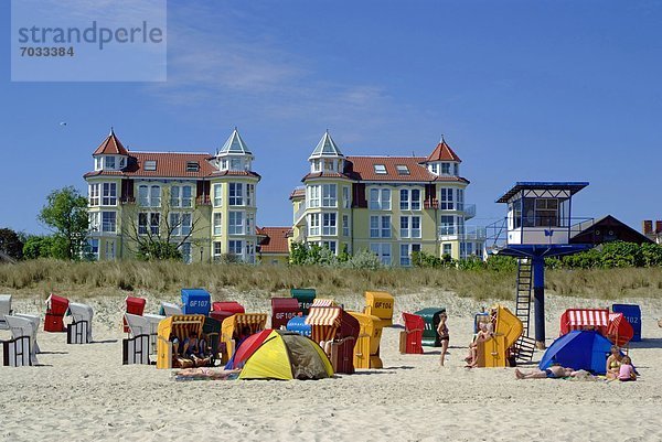 Strand von Bansin  Usedom  Deutschland