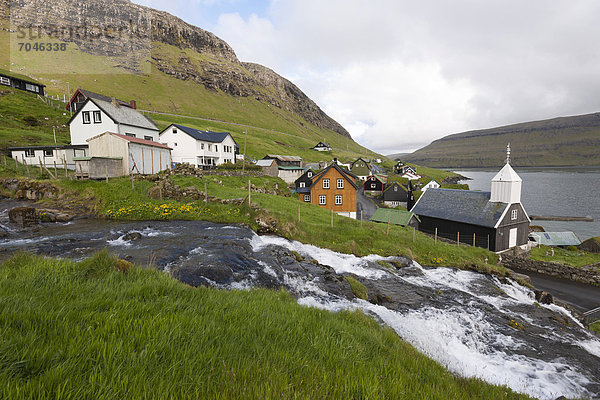 Europa klein Gemeinschaft Insel Färöer-Inseln Nordsee Nordeuropa