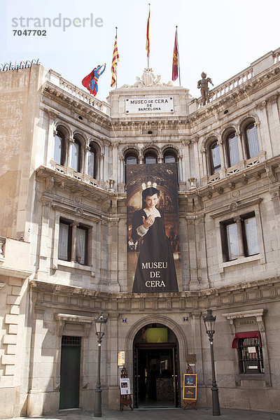 Wachsfigurenkabinett Museu de Cera  Barcelona  Katalonien  Spanien  Europa