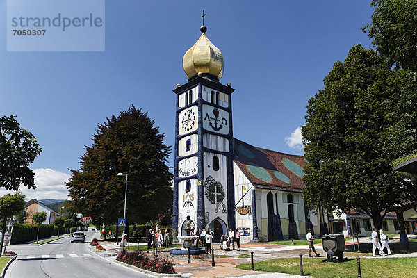 Hundertwasserkirche Sankt Barbara  Köflach  Voitsberg  Steiermark  Österreich  Europa