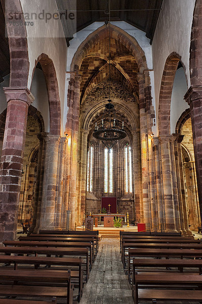 Innenansicht  Da Misericordia Kirche  Silves  Algarve  Portugal  Europa