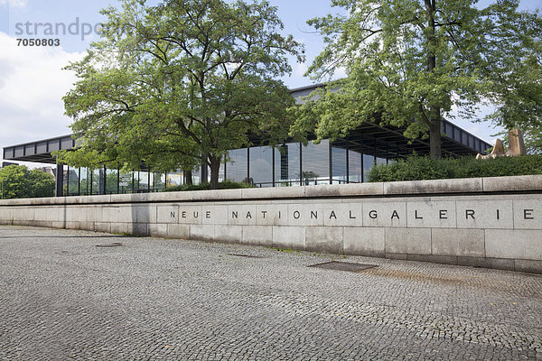 Neue Nationalgalerie  Berlin  Deutschland  Europe