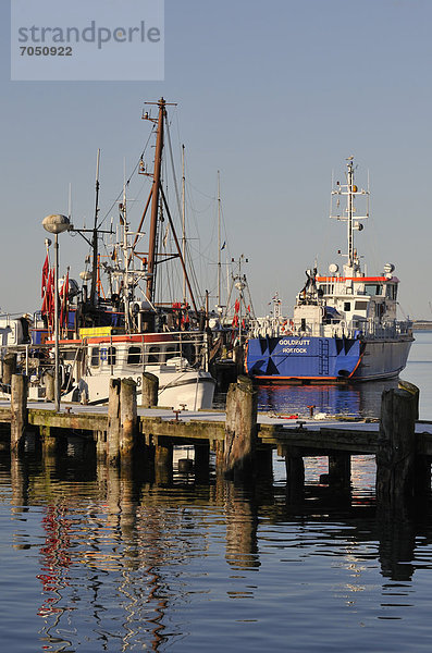 Boote im Hafen von Sassnitz  Rügen  Mecklenburg-Vorpommern  Deutschland  Europa
