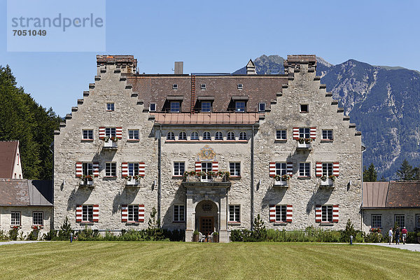Schloss Kranzbach  Schlosshotel  Krün  Werdenfelser Land  Oberbayern  Bayern  Deutschland  Europa