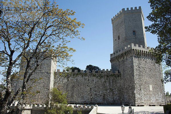 Normannenkastell  Castello di Venere  Erice  Sizilien  Italien  Europa