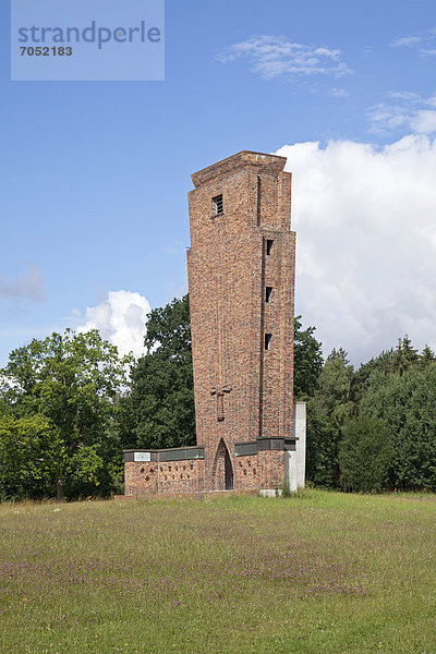 Aussichtsturm  Teterow  Mecklenburgische Schweiz  Mecklenburg-Vorpommern  Deutschland  Europa