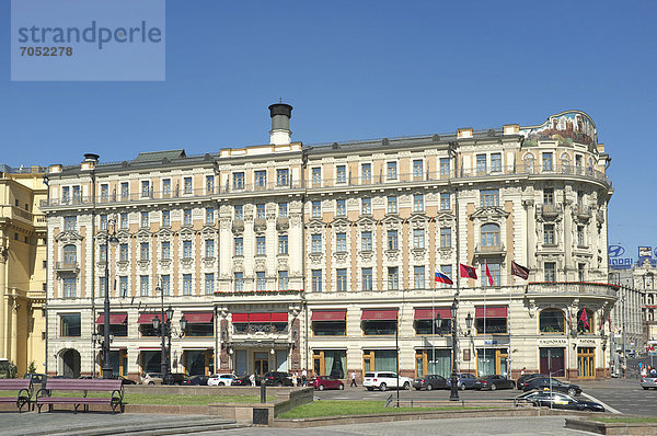 Hotel National  Moskau  Russland  Eurasien  Europa