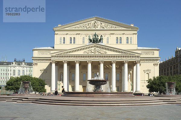 Bolschoi-Theater  Moskau  Russland  Eurasien  Europa
