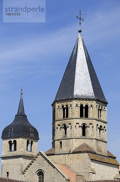 Glockenturm der Abtei von Cluny  Cluny  SaÙne-et-Loire  Burgund  Frankreich  Europa