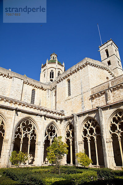 Kloster Santes Creus  Teil des Zisterzienser-Route in Tarragona  Katalonien  Spanien  Europa