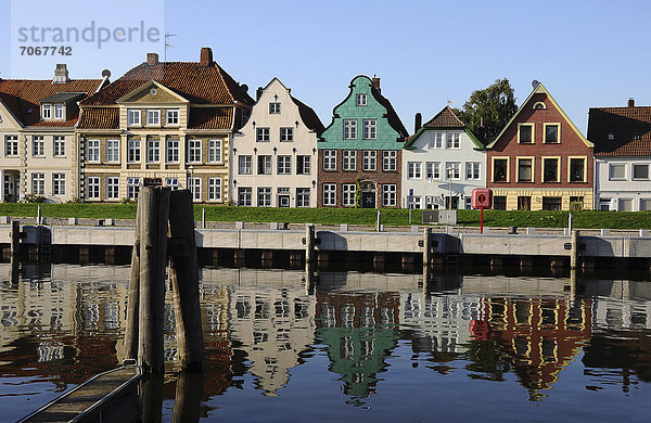 Hafen Europa Gebäude vorwärts Deutschland Glückstadt Schleswig-Holstein