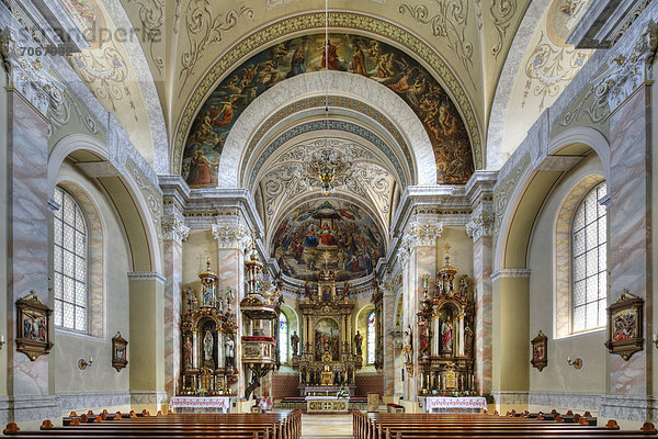 Pfarrkirche Reichenthal  Mühlviertel  Oberösterreich  Österreich  Europa