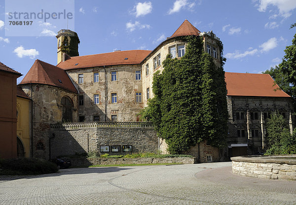 Schloss Droiyßig  Sachsen-Anhalt  Deutschland  Europa  ÖffentlicherGrund