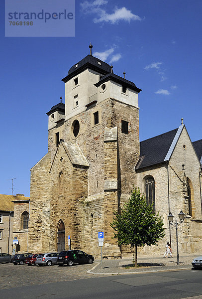 Kirche St. Michael  Zeitz  Sachsen-Anhalt  Deutschland  Europa  ÖffentlicherGrund