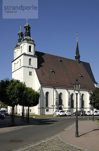 Sankt-Laurentius-Kirche  Pegau  Sachsen  Deutschland  Europa  ÖffentlicherGrund