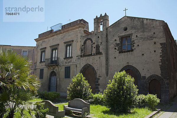 Kirche  Randazzo  Sizilien  Italien  Europa