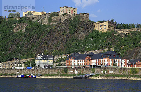 Festung Ehrenbreitstein  Koblenz  Rheinland-Pfalz  Deutschland  Europa
