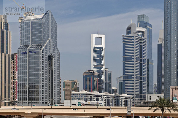 Wolkenkratzer im Zentrum von Dubai