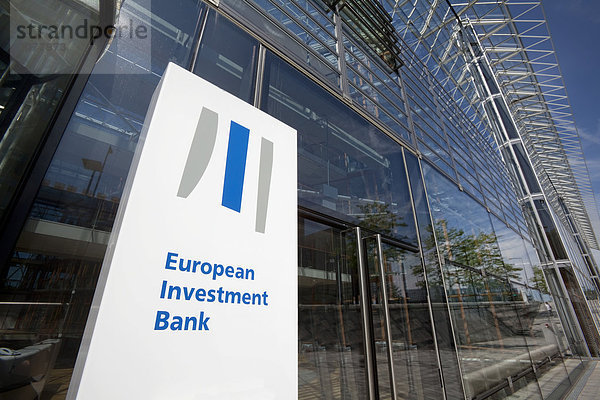 Europäische Investitionsbank  EIB  Europaviertel Kirchberg-Plateau  Luxemburg Stadt  Europa