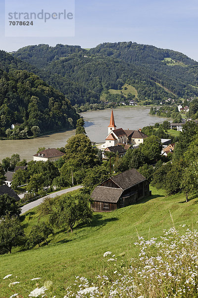 St. Nikola an der Donau  M¸hlviertel  Oberösterreich  Österreich  Europa