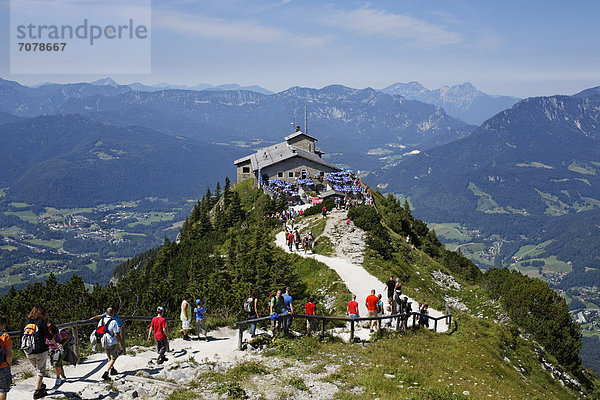 Kehlsteinhaus  Kehlstein  Berchtesgaden  Berchtesgadener Land  Oberbayern  Bayern  Deutschland  Europa