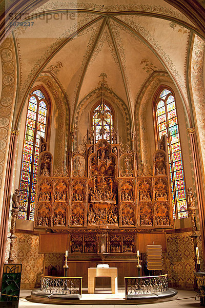 Europa Kathedrale Eiche Altar Deutschland Schleswig-Holstein