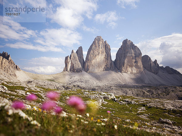 Italy  View of National Park Of Sesto Dolomites