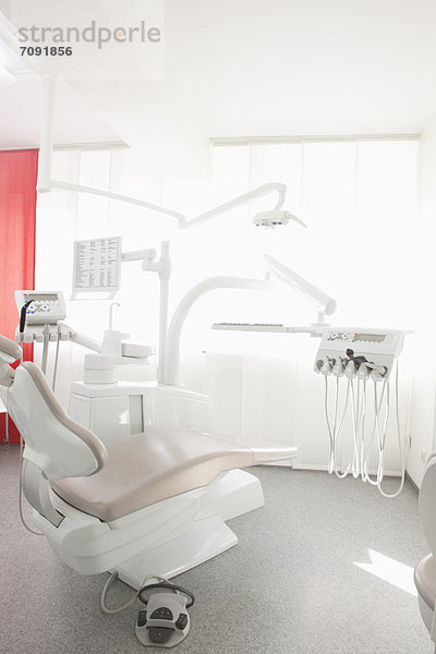 Germany  Dentist chair and equipment in dental office