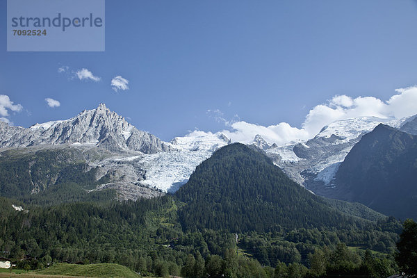 Frankreich  Blick auf den Mont Blanc