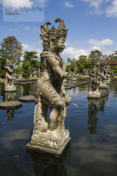 Indonesia  Bali  Statues at Taman Tirtagangga