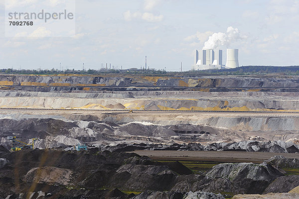 Deutschland  Sachsen  Schleenhain  Braunkohlebergbau