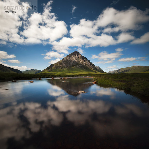 UK  Schottland  Blick auf Buachaille Etive Mor