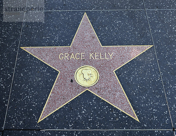 Vereinigte Staaten von Amerika USA Kalifornien Hollywood Los Angeles walk of fame