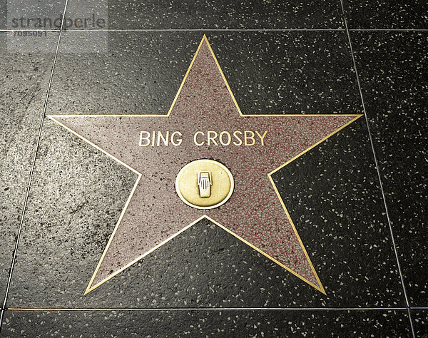 Vereinigte Staaten von Amerika USA Kalifornien Hollywood Los Angeles walk of fame