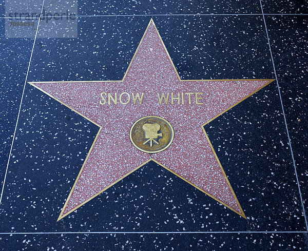 Vereinigte Staaten von Amerika USA Kalifornien Hollywood Los Angeles walk of fame