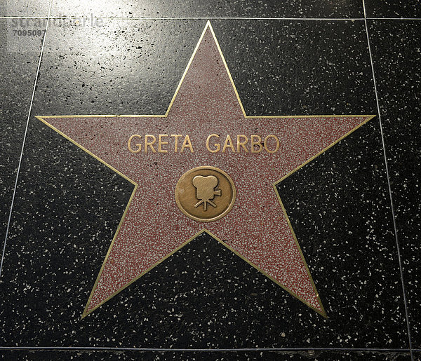 Vereinigte Staaten von Amerika USA Kalifornien Hollywood Los Angeles walk of fame