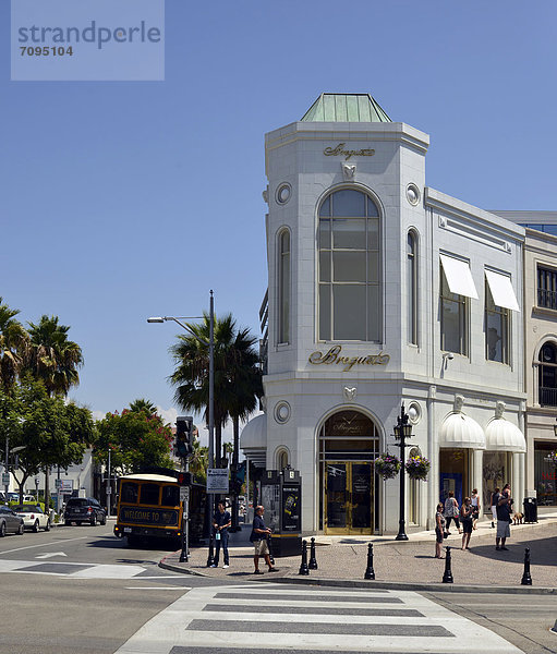 Two Rodeo Drive  Nobel-Einkaufsstraße Rodeo Drive  Beverly Hills  Los Angeles  Kalifornien  Vereinigte Staaten von Amerika  USA  ÖffentlicherGrund