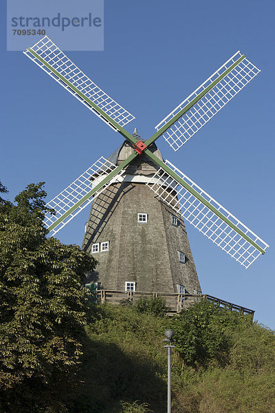 Windmühle  Röbel  Mecklenburgische Seenplatte  Mecklenburg-Vorpommern  Deutschland  Europa