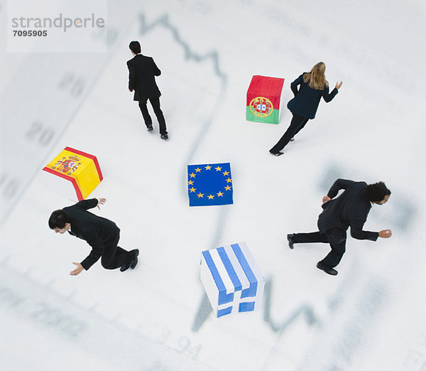 Europäische Union in der Wirtschaftskrise steht vor dem Ausstieg der Mitgliedsstaaten
