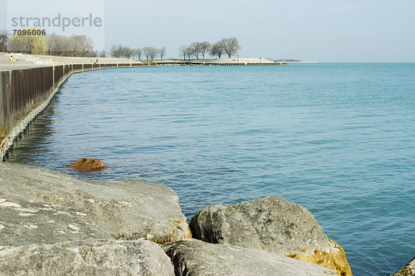 Ufer des Lake Michigan  Lake View Chicago