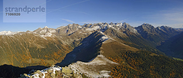 Berglandschaft im Naturpark Rieserferner-Ahrn  Südtirol. Italien