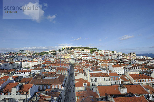 Lissabon Hauptstadt Europa Baixa Portugal