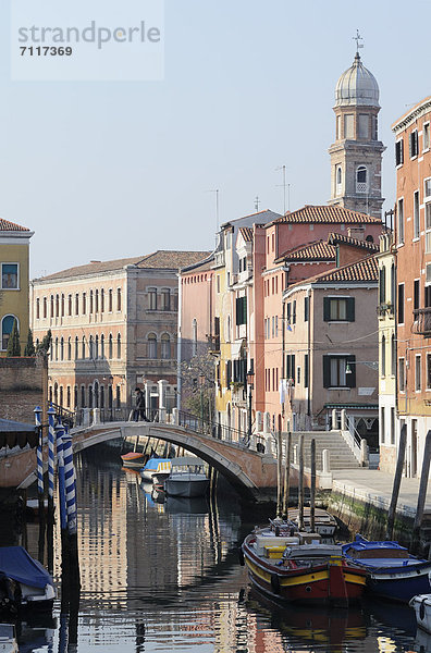 Europa Brücke Venedig Venetien Italien