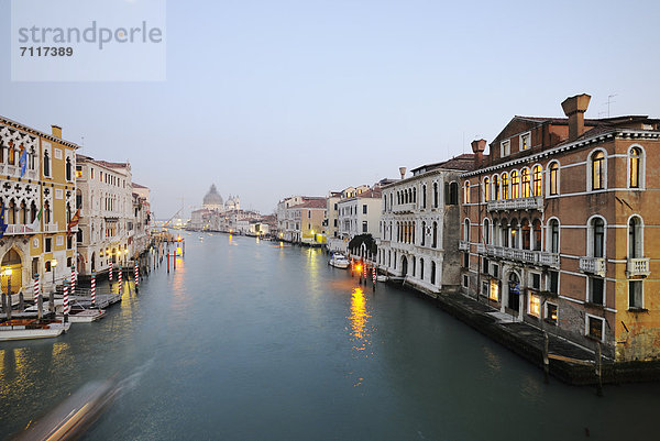 Europa Venedig Venetien Canale Grande Italien