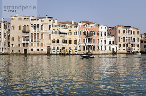 Europa Ehrfurcht Boot Venedig Venetien Italien